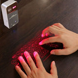 Teclado Holograma a Laser Sem Fio Com Função Mouse
